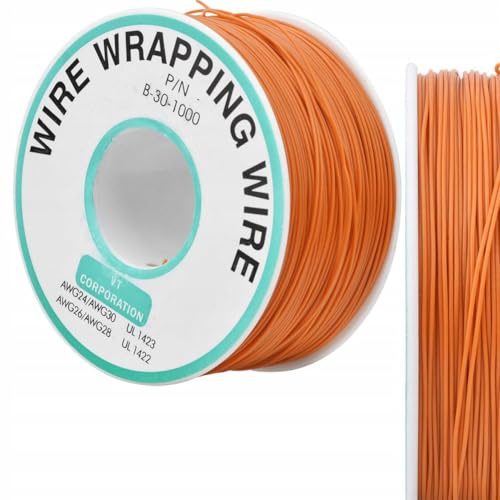 Rosfix Kynarlitze 0,25mm 0,6mm 200m Orange Kupferversilbert AWG30 300V