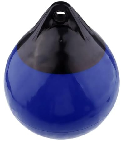 SUBLXPoten Bootsfender Kugel Runde Boje Bootsboje | Dock Bumper Aufblasbarer Schild Marine Festmacherbojen(Blue)