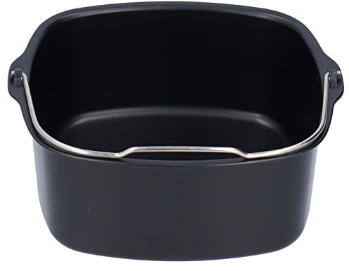 Keenso Tortiera, Accessori per Friggitrice in Ferro per HD9925 HD9860 HD9905 01, Materiale Sicuro, Tamburo per Torta per Pizza e Bastoncini di Formaggio, Adatto per Cottura Al Forno, Materiale in