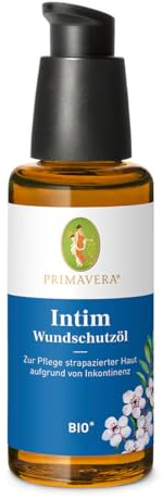 PRIMAVERA Intim Wundschutz Öl bio* 50 ml - mit Manuka, Sanddorn und Weihrauch afrikanisch - sanft schützende Aromapflege für sensible Intimbereiche - Aromatherapie, ätherische Öle - vegan