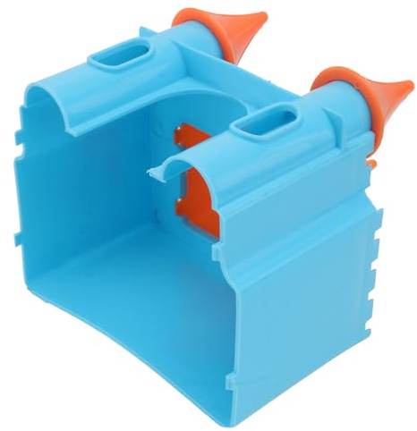 HOMSFOU Hamsterhaus aus Kunststoff mit Spiel und Schlafbereich Kleines Haustiernest für Kleintiere Wetterfestes Versteck für Hamster und Igel Farblich Sortiert Langlebig Zufällige Farbe