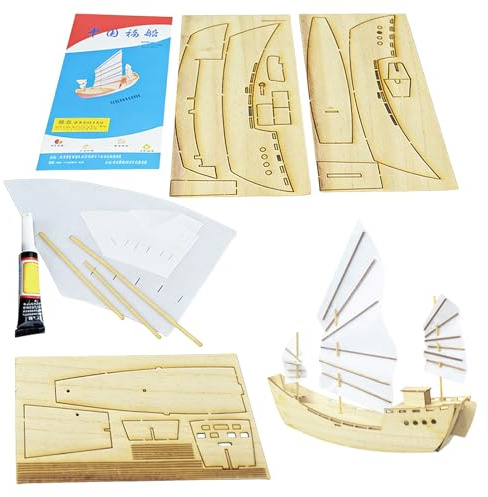 di costruzione per giocattolo di assemblaggio interattivo genitore-figlio - Kit di costruzione di barche in legno - per compleanno, Natale, scuola, ragazze, adolescenti, donne e