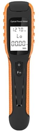 SEVEQIS Tester fibra ottica, Misuratore di potenza ottica della batteria in fibra ricaricabile ad alta precisione Tester OPM 5GFTTH(-70 to 10dBm)