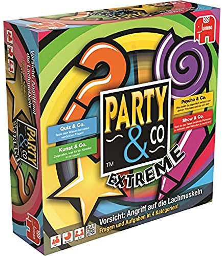 Jumbo - Party & Co. Extreme 3.0 Multi-Trial-Brettspiel, von 3 bis 20 Spielern, ab 14 Jahren, Spiel auf Deutsch