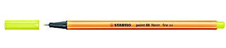 Fineliner - STABILO point 88 - 3er Pack - Gelb