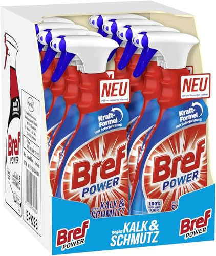 Bref Power Intensiv Reiniger Gegen Kalk & Schmutz (8x750 Ml)