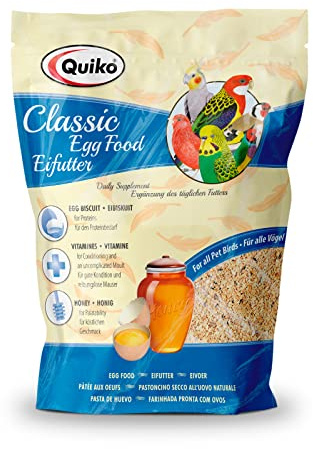 Quiko Classic Eifutter 125g - Kraft- und Aufzuchtfutter für alle Ziervogelarten