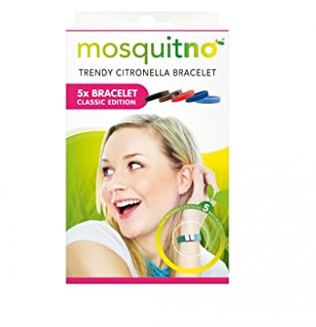 Mosquitno citronella braccialetto (confezione da 5)