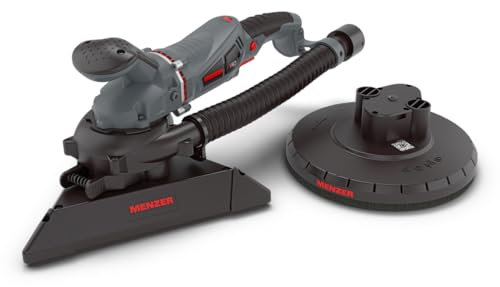 MENZER Trockenbauschleifer TSW 225 PRO mit Wechselkopfsystem inkl. Schleifscheiben-Set
