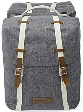 New Looxs Doppelpacktasche Mondi Double Cotton II Racktime, Grey, 25 Liter, FA003480094