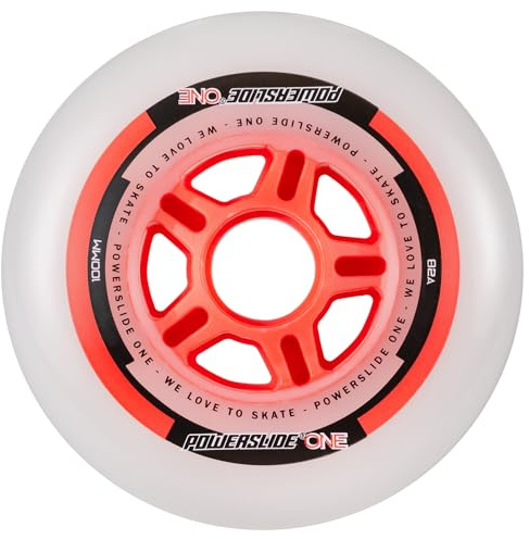 Powerslide ONE Complete 8er Pack Rollenset 2025 red inkl. ABEC5 Kugellager