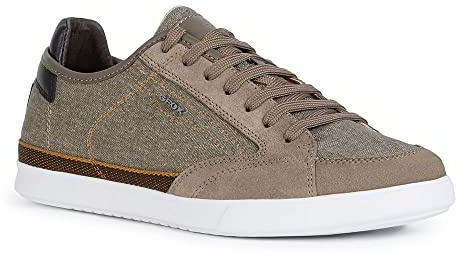 Geox U Walee A, Scarpe da Ginnastica Basse da Uomo, Marrone (Taupe C6029), 42 EU
