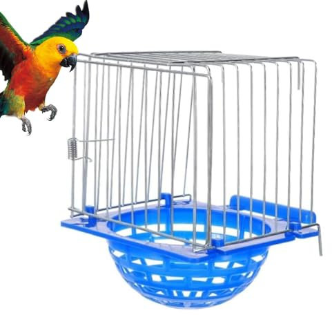 Facynde Brutnest-Vogelkäfig, Brutnest-Käfignest,Kanarienkäfig-Brutnest - Nistschale für kleine Vögel, Brutkasten für Vogelnester, Nistschale für Tauben, Kanarienkäfig für Finken, Spatzen