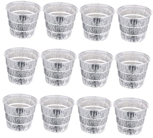 ORFOFE 12stücke Pack Fett Eimer Liner Aus Aluminium Folie Für Grill Eimerliner Einweg Fettauffangbeutel Für Pelletgrills