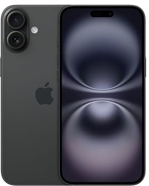 Apple iPhone 16 Plus de 128 GB: Smartphone 5G con Control de Cámara, Chip A18 y un subidón en autonomía. Compatible con los AirPods; Negro