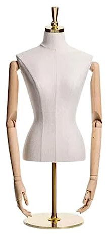 WYRMB Schaufensterpuppen Halbkörper Männliches Und Weibliches Schaufenstermodell Stabiler Ständer Kleidungsmodelle Anspruchsvoller Modischer Weiblicher Schaufensterpuppen-Torso