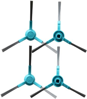 MultiAccesorios Pack de 4 Cepillos Laterales Compatibles con Conga 3090, 3490, 4090, 4490, 4690, 5090, 5490, 6090, 7090 - Recambios y Accesorios Robots Aspiradores Cecotec