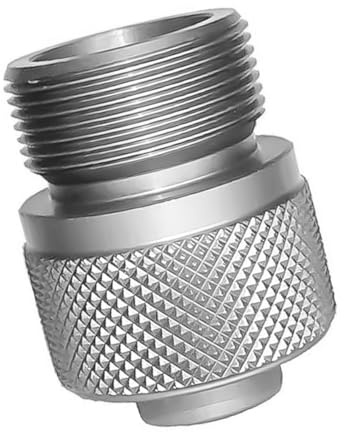 ieron 1 st Slitstark gaspatronadapter Säker camping gasbehållare Adapter Spisanslutning för kapsel att skruva gaspatronhuvud omvandlingsmunstycke Flasktyp