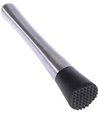 Ciieeo Stick Masher Ice Crusher Stick Cocktail Muddler Stainless Steel Wine Stirrer Stainless Steel Cocktail Stick Cocktail Bar re-usable