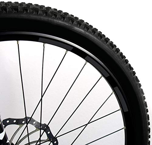 Motoking Fahrrad-Reflektorenaufkleber - 22 Aufkleber im Set - Breite: 10 mm - reflektierende Felgenaufkleber für Mountainbike-, Fahrradfelgen & mehr