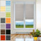 Plisart Premium Plissee Klemmfix Ohne Bohren, Grau 85x220cm, Sonnenschutz, Lichtdurchlässig, Easyfix Rollo Plissees für Fenster, Faltrollo, Jalousie zum Klemmen, Plisseerollo