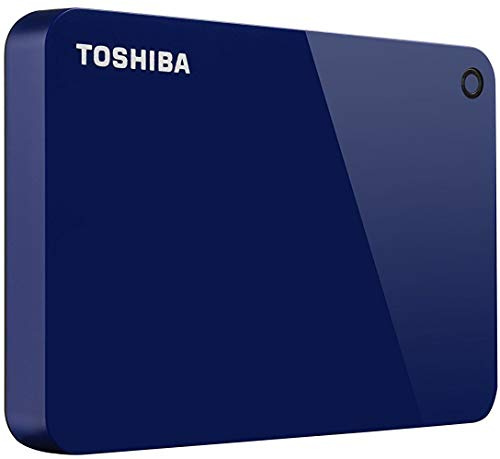 Toshiba Canvio Advance 2TB Portable External Hard Drive USB 3.0, Blue (HDTC920XL3AA)