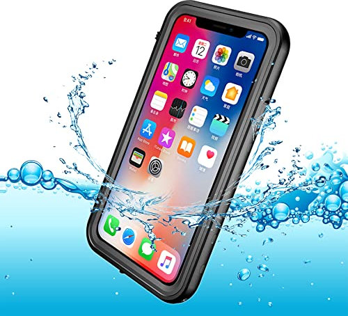 BDIG Custodia impermeabile iPhone X iPhone XS, IP68 Certificato Waterproof Cover Slim Antiurto Antineve Antipolvere Antigraffio Subacquea Caso Full Protezione Impermeabile Custodia per iPhone X/XS