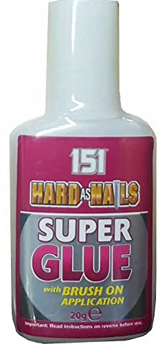 151 Hard As Nails Adhesive, Brush On Super Glue