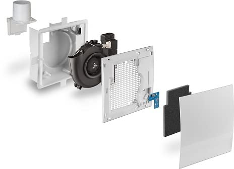 Ritzer by Lunos Lüfter Silvento EC Komplettset inkl. Ventilatoreinsatz, Einbaukasten und Platine, Badlüfter, Rohrlüfter, Ventilator