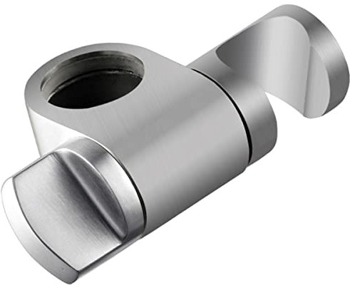 Drenky Duschhalterung für Duschstange, Duschkopf Halterungen für Stange Durchmesser 25mm Ersatz Duschbrause Halterung Aus Edelstahl 304 Gebürstet Solide 360°drehbarer Universal Duschkopfhalter