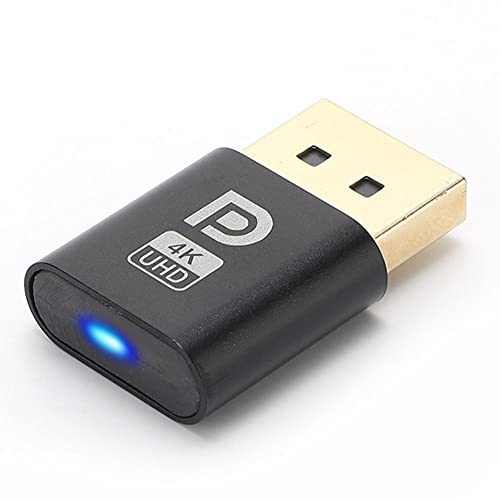 DP Dummy Plug Virtual Display Adapter EDID Headless Emulateur 4K DP Displayport Display pour carte graphique Accessoires virtuels
