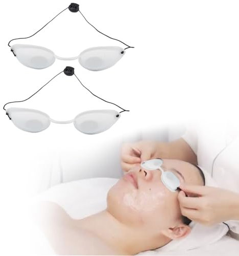 Occhialini Solarium, Occhialini Sole Abbronzatura, 2 Pezzi Occhiali Infrarossi, Occhialini Sole, Occhiali Protettivi laser, Occhiali Di Sicurezza, Occhiali Solarium UV, Occhiali Protettivi Laser
