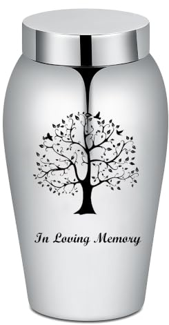 Groß Urnen für menschliche Asche Einäscherung Urnen für Hunde Katze Asche Edelstahl Urnen Funeral Memorial Keepsake für menschliche Haustier Asche Halter