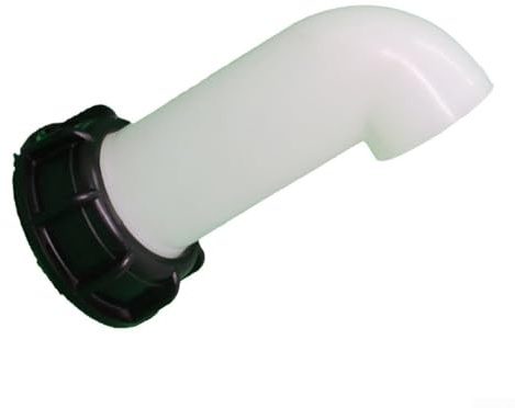 Tube de guidage de débit 2 pour vidange de cuve IBC avec coude et accessoires