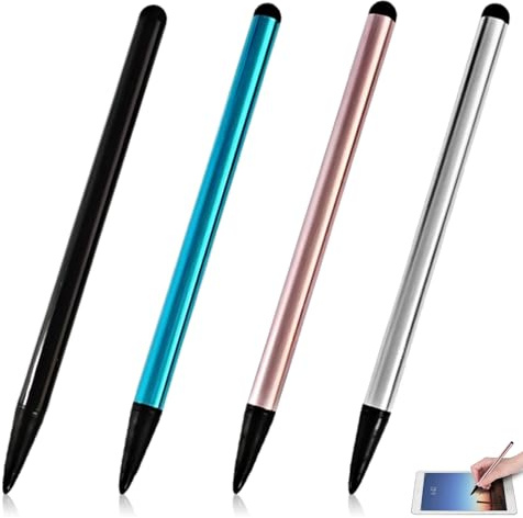 Stylet Tablette Universels, Stylets Tactile pour Écran Tactile, Stylo Tablette Tactile, pour Toutes Les Tablettes, Compatible avec iPhone/iPad Pro/iPad Mini/Samsung Galaxy/Surface/Huawei etc.