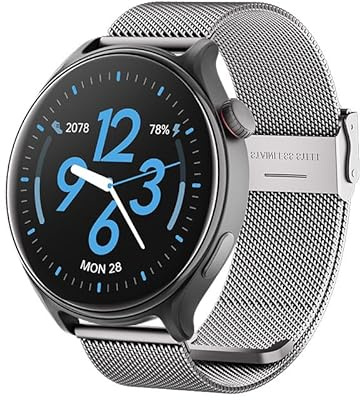 SWZEC Gesundpur VitalPulse Watch 2.0(Nebelsilber-Edelstahl)