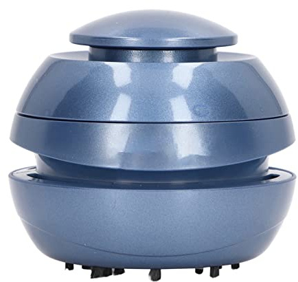 plplaaoo Aspirateur de Table électrique Automatique Bleu, Faible Bruit, opération en Un, Mini aspirateur pour Bureau, Alliage de Plastique, Petit, Compact et Durable