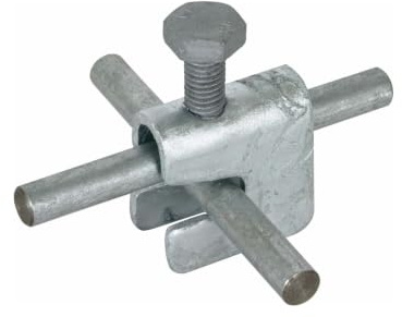 Dehn 308025 – Dreistockklemme Verbindung Kreuz St/tZn