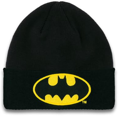 Logoshirt® DC Comics Batman Logo Beanie Damen & Herren | Offiziell lizenziertes Batman Fledermaus-Logo, Wintermütze mit hochwertiger Stickerei, 100% Acryl, Batman Fanartikel