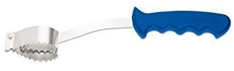 Giesser Fischschupper rostfrei blauer Griff 31cm Gesamtlänge, zum entschuppen von großen Fischen, extra scharfe und robuste Zacken