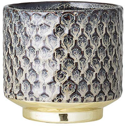 Pot de Fleurs Bloomingville, Bleu foncé Céramique 10 cm