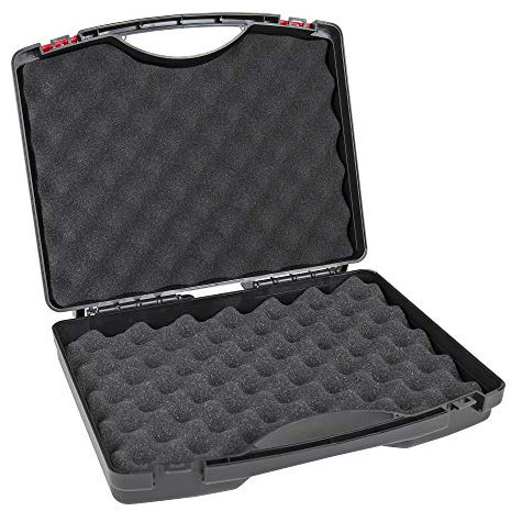 STIER Kunststoffkoffer PP m. Schaumstoffeinlage 330 x 272 x 82mm, Werkzeugkoffer, Gerätekoffer leer, Transportkoffer