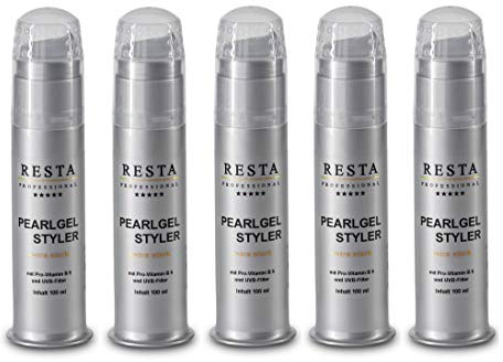 5er Pearl Gel Styler Resta Professional Styling Extra Stark mit Pro-Vitamin B5 100 ml