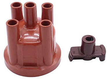 TAKPART 1 x ignition distributor cap + 1 x ignition distributor finger ignition distributor runner 030905207 030905225C