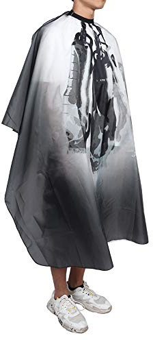 Brrnoo Cape de Coupe Cheveux, Robe Coiffeur Imperméable pour Salon Professionnel Homme Femme Enfant