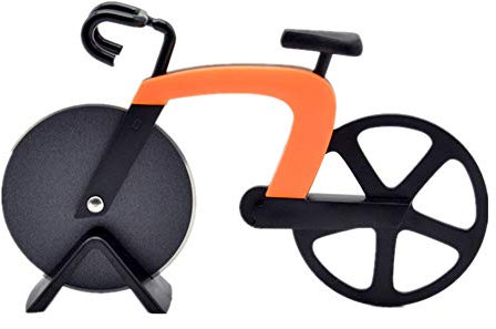 huihuijia Pizza cutter wheel Pizza cutters Non-slip pizza cutter Cycle pizza cutter Wheel pizza cutter cutter pizza cutter bike bike pizza cutter Pizza wheel orange