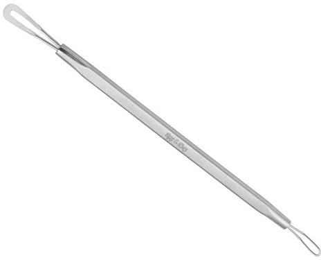 Komedon TT-028 Extracteur de comédons pour boutons d'acné, double face, doux au toucher et antidérapant pour enlever les points blancs