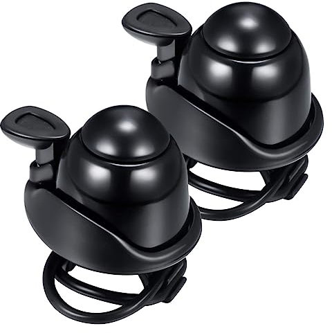 Campana della Bicicletta,2 Pezzi Campanello per Bici in Lega di Alluminio Campane della Bicicletta Suono Forte Anello della Bicicletta per Adulti Ragazze Bici da Strada Mountain Sport per Bambini