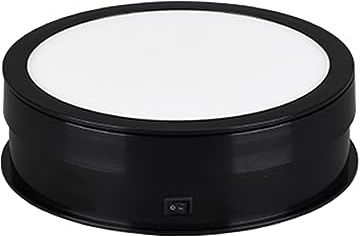 Andoer Drehteller Elektrisch, 20CM Displayständer Elektrischer, 360-Grad-Drehteller für Produktanzeige, Fotografie, Schmuckuhrenhalter,10 kg/22 lbs Tragfähigkeit
