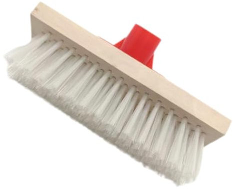 ABOOFAN Floor Brush Handle Hard Bristle Scrub Brush for Outdoor Patio Deck Cleaning Multi-function Floor Squeegee Broom Replacement